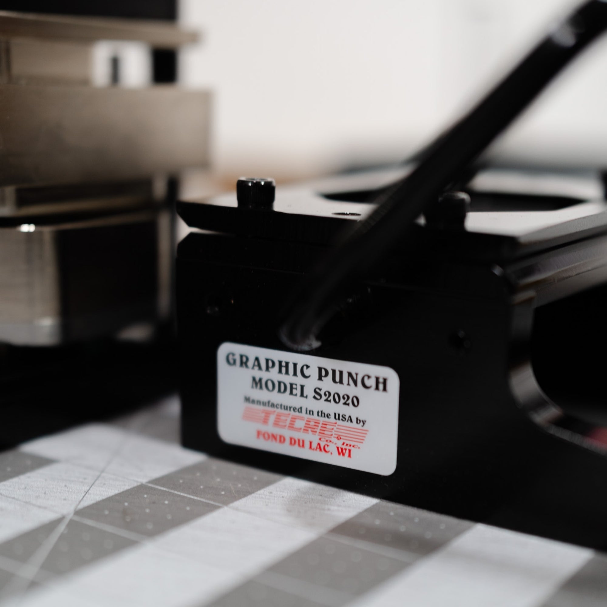 Tecre Button Machine + Graphic Punch