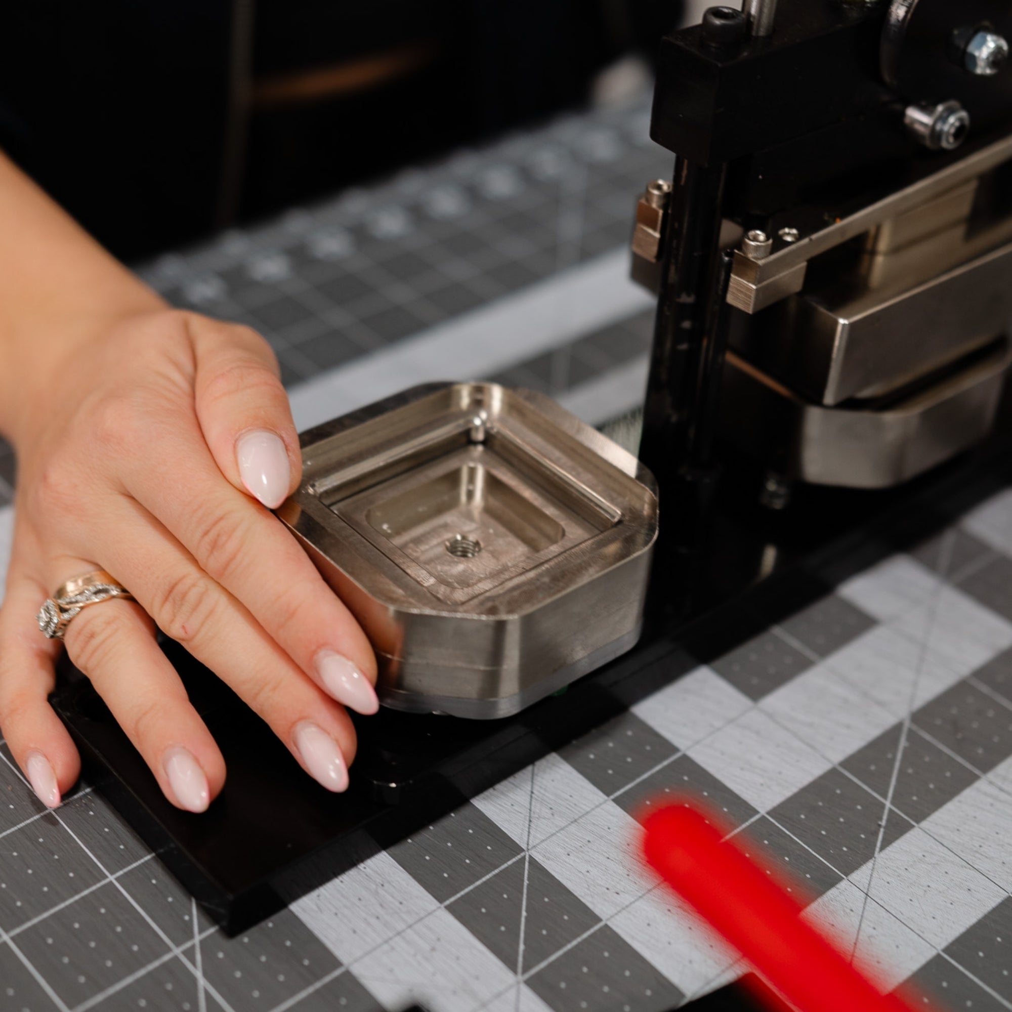 Tecre Button Machine + Graphic Punch
