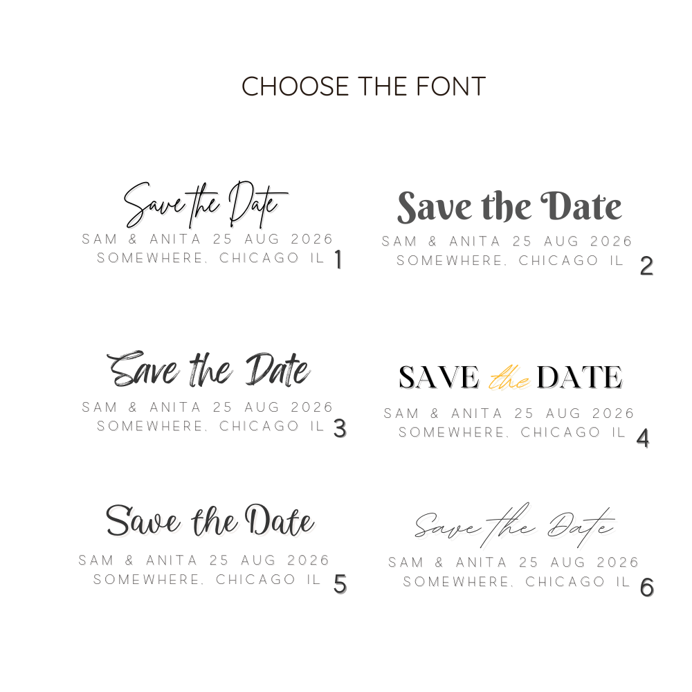 Save The Date Magnets - Snap Magnets