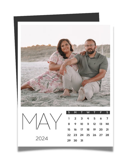 Custom Magnetic Calendar with Personalized Photos - Snap Magnets