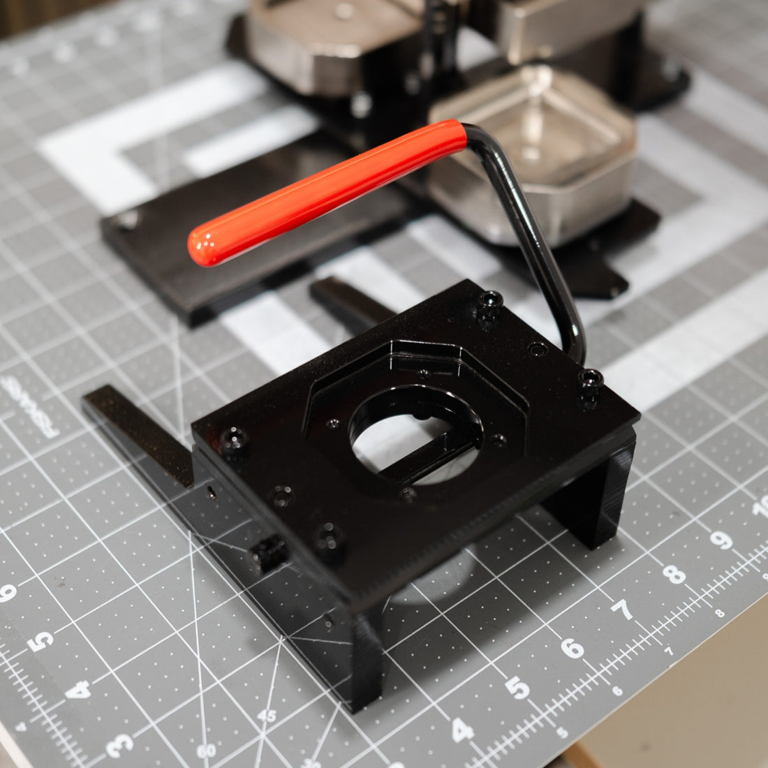 Tecre Button Machine + Graphic Punch