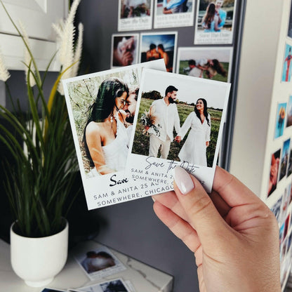 Custom Photo Fridge Magnets, , Print Save The Date, Picture, Save Your Best  Photos, Wedding Favors - Yahoo Shopping