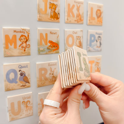 Personalized English Alphabet Magnets for Kids