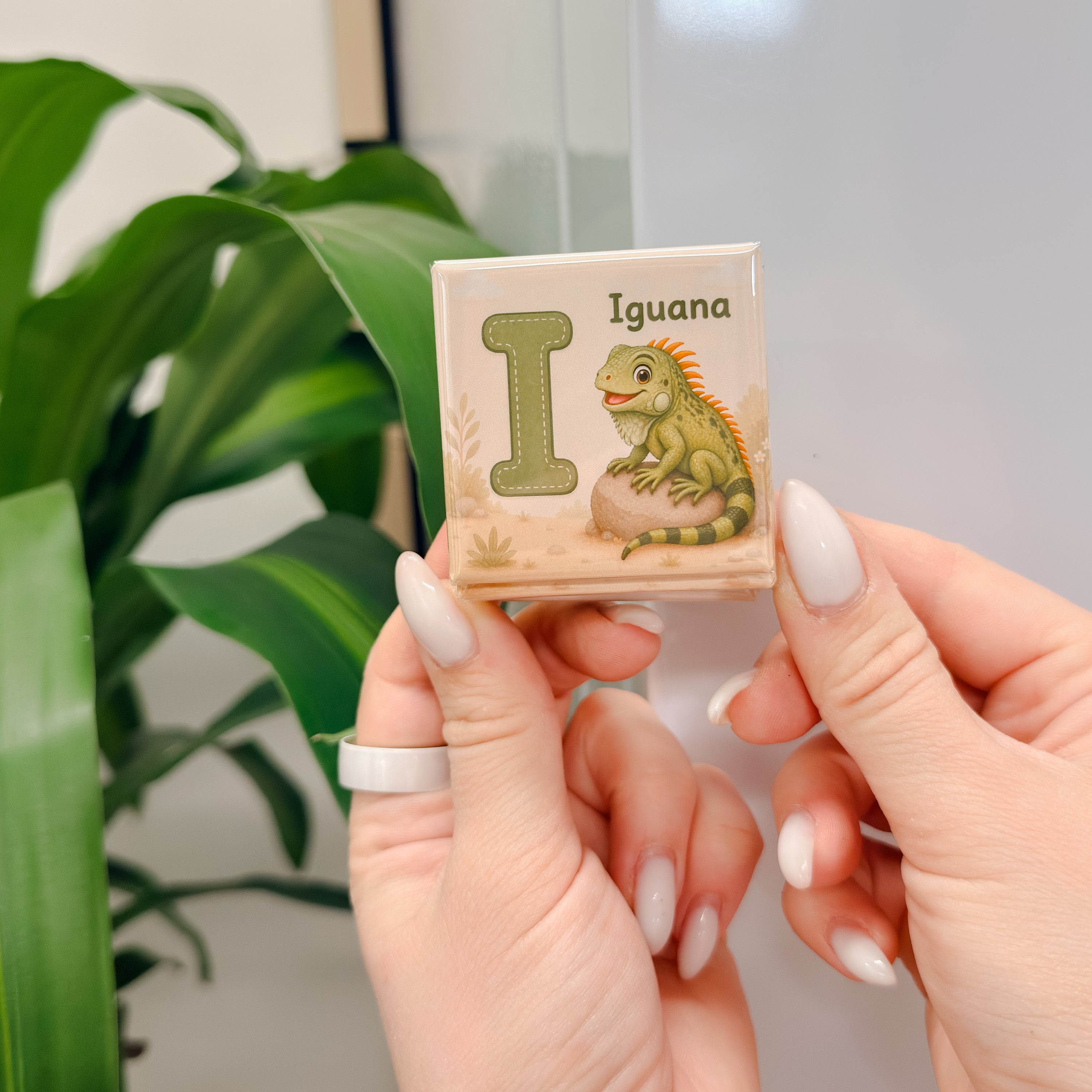 Personalized English Alphabet Magnets for Kids