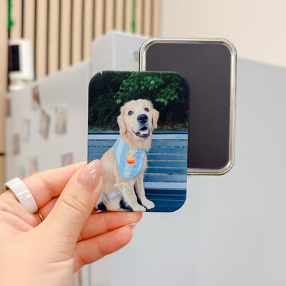 Velvet Personalized Pet Magnet, Fridge Decor &amp; Pet Lover Gift