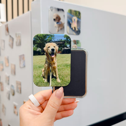 Velvet Personalized Pet Magnet, Fridge Decor &amp; Pet Lover Gift