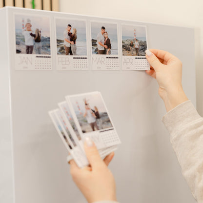 Custom Magnetic Calendar with Personalized Photos