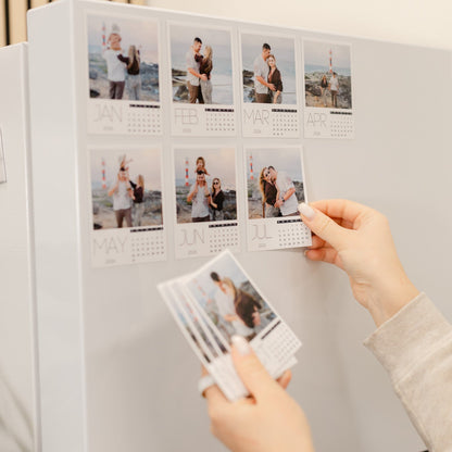 Custom Magnetic Calendar with Personalized Photos