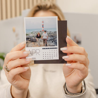 Custom Magnetic Calendar with Personalized Photos