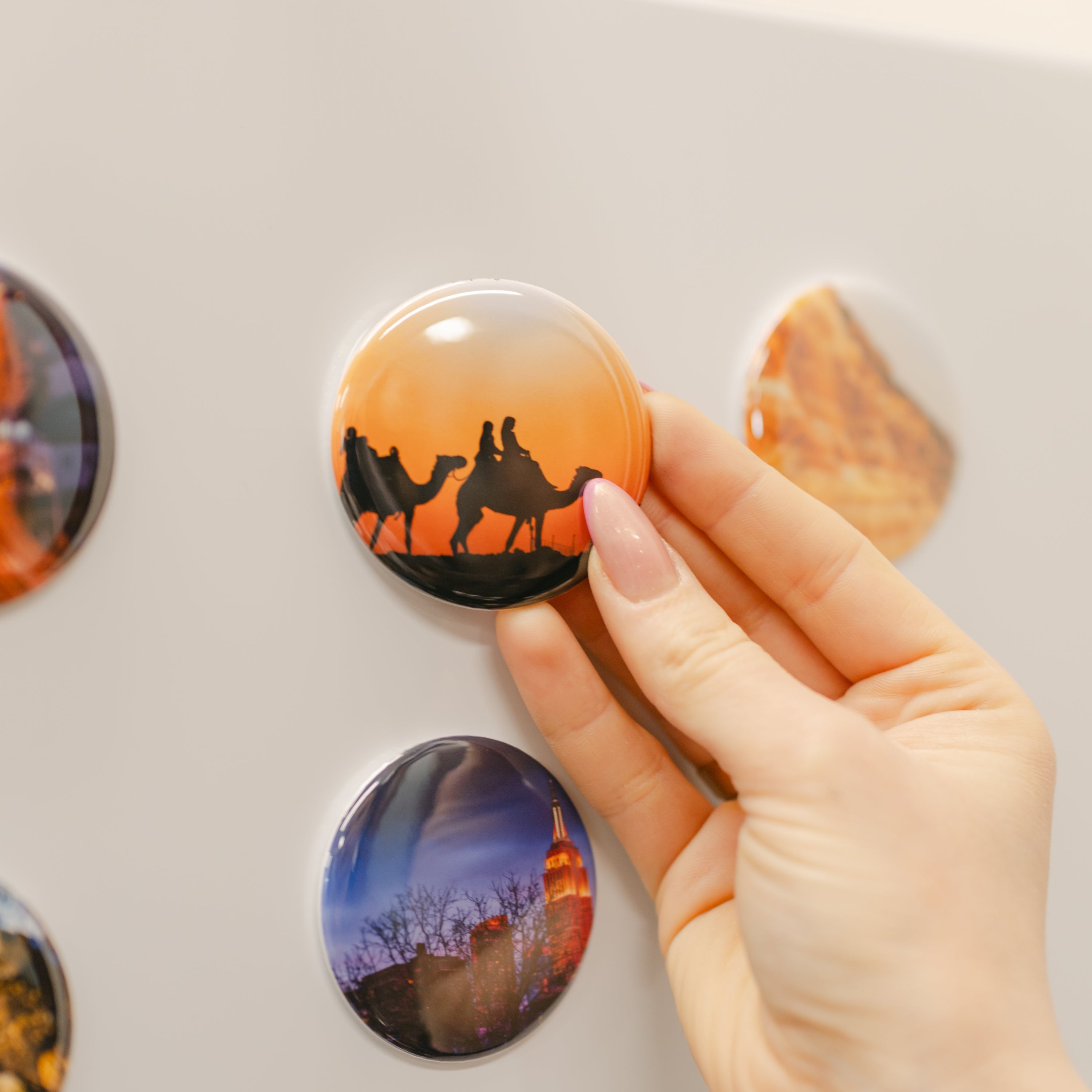 Custom Round Button Magnets - Turn Your Photos into Keepsakes 🧲✨