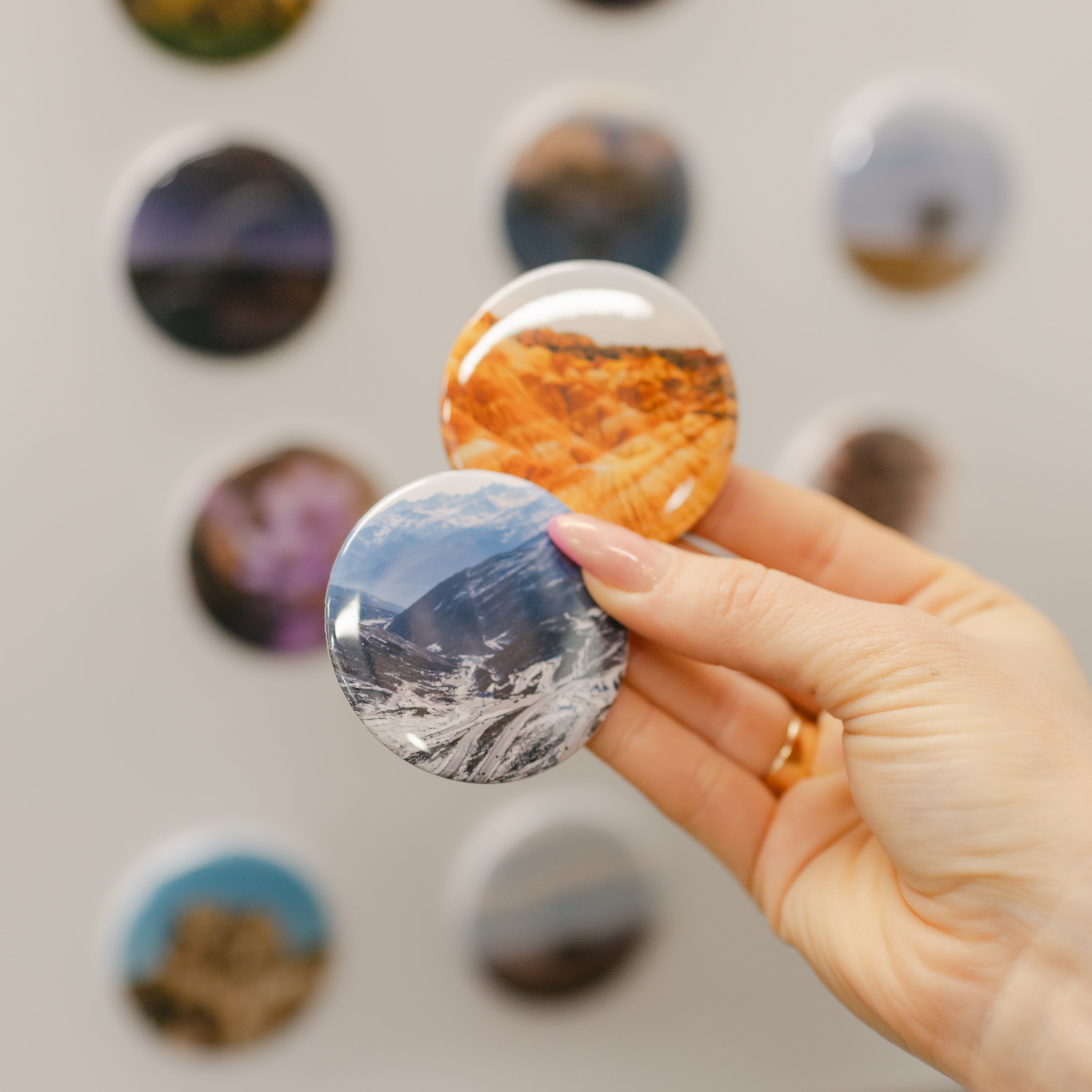 Custom Round Button Magnets - Turn Your Photos into Keepsakes 🧲✨