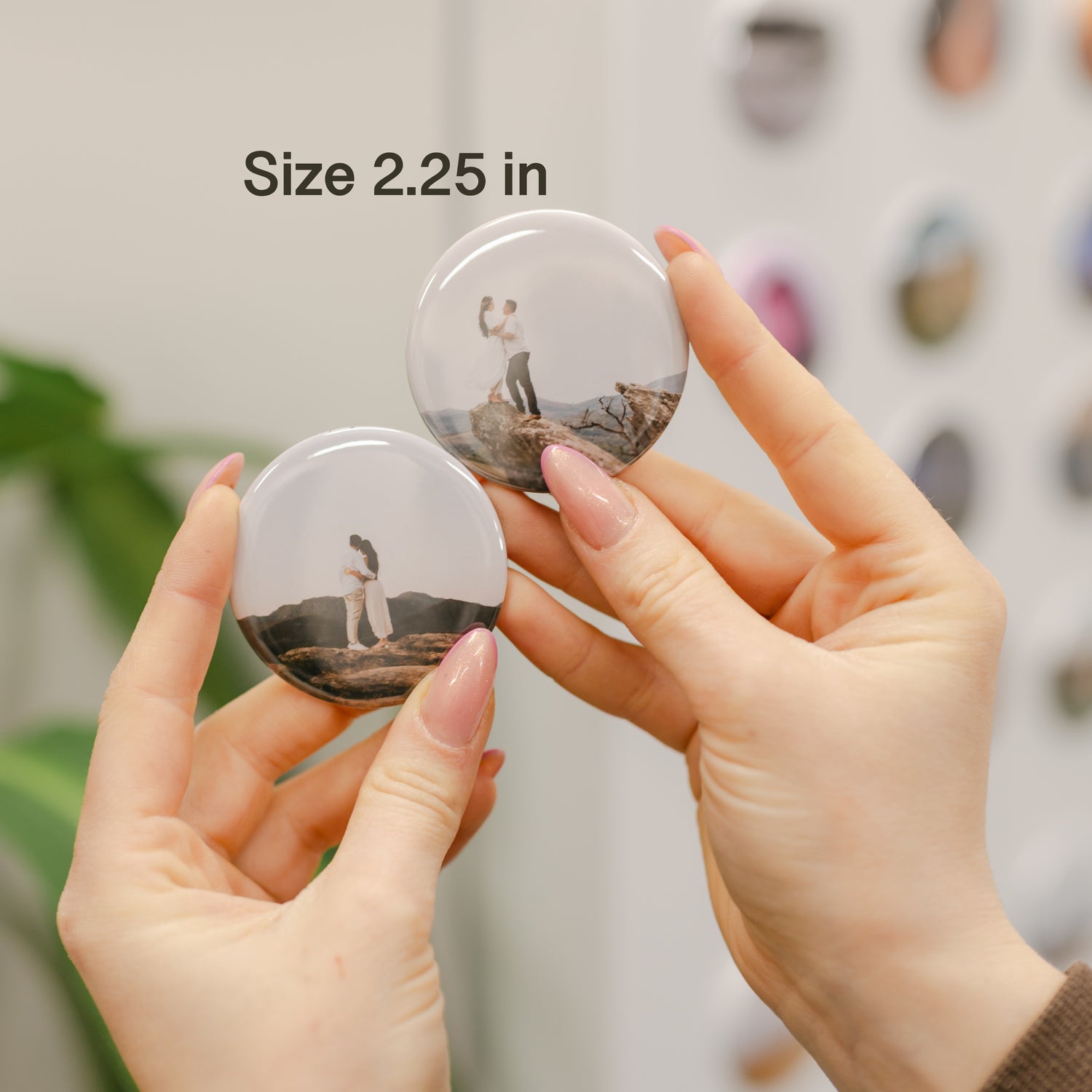 Custom Round Button Magnets - Turn Your Photos into Keepsakes 🧲✨