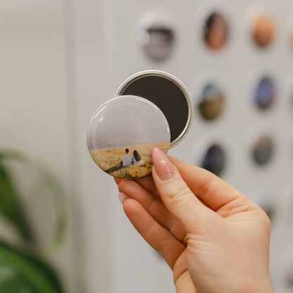 Custom Round Button Magnets - Turn Your Photos into Keepsakes 🧲✨