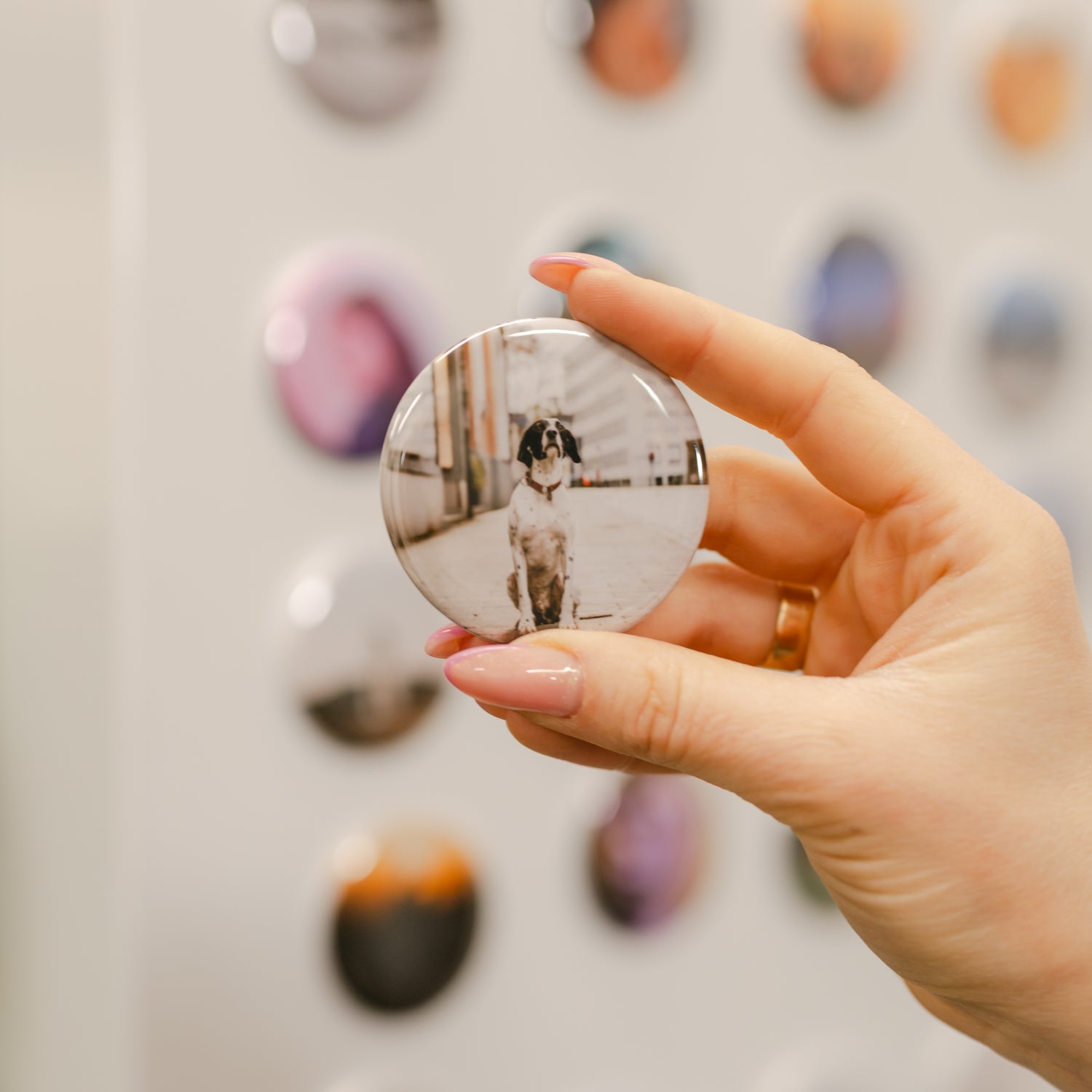 Custom Round Button Magnets - Turn Your Photos into Keepsakes 🧲✨