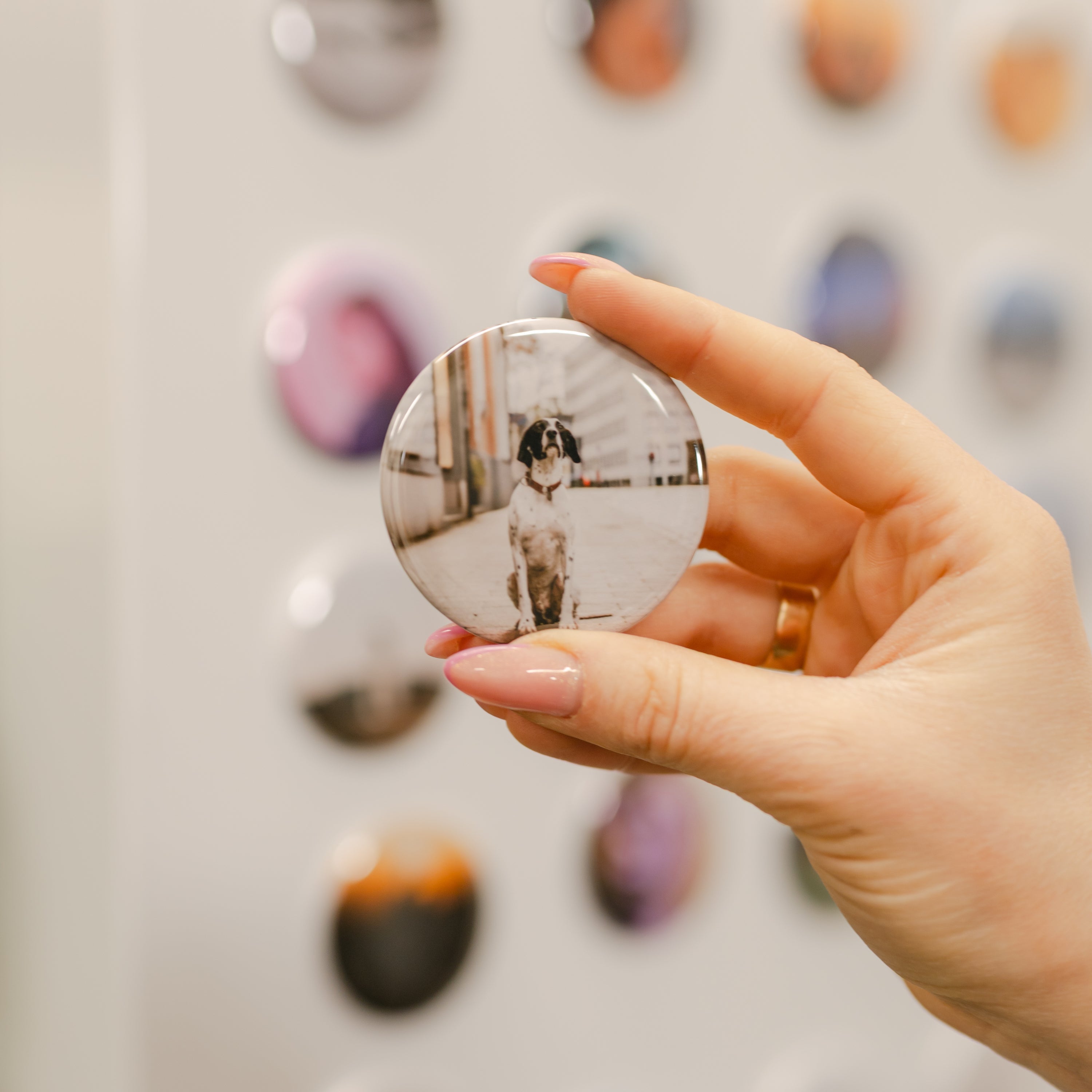 Custom Round Button Magnets - Turn Your Photos into Keepsakes 🧲✨
