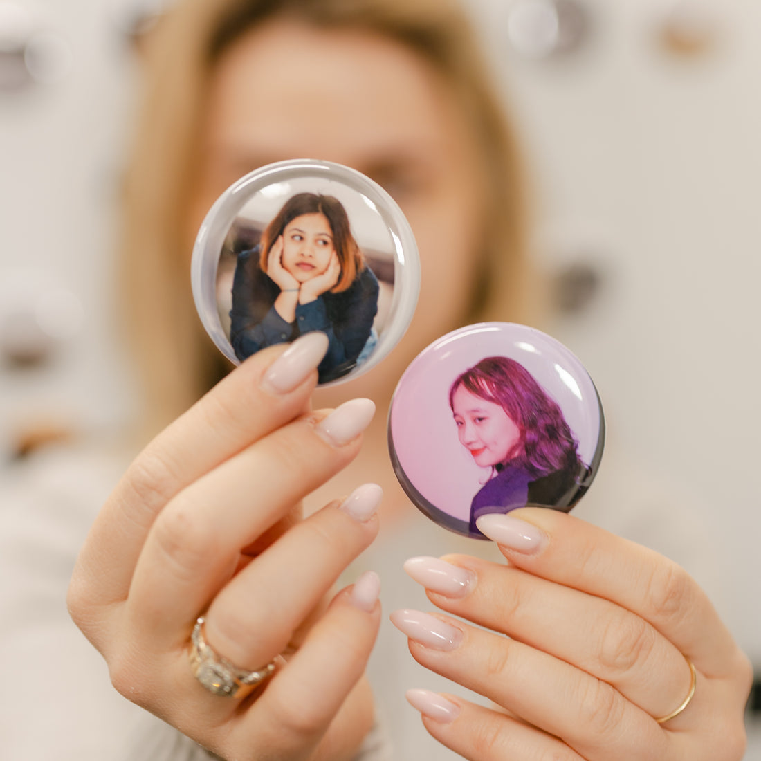 Custom Round Button Magnets - Turn Your Photos into Keepsakes 🧲✨