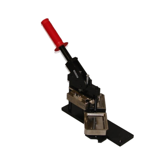 Automatic Button Rectangle Machine Button Maker Machines, Professional Pin Button Press Machines, Round ...
